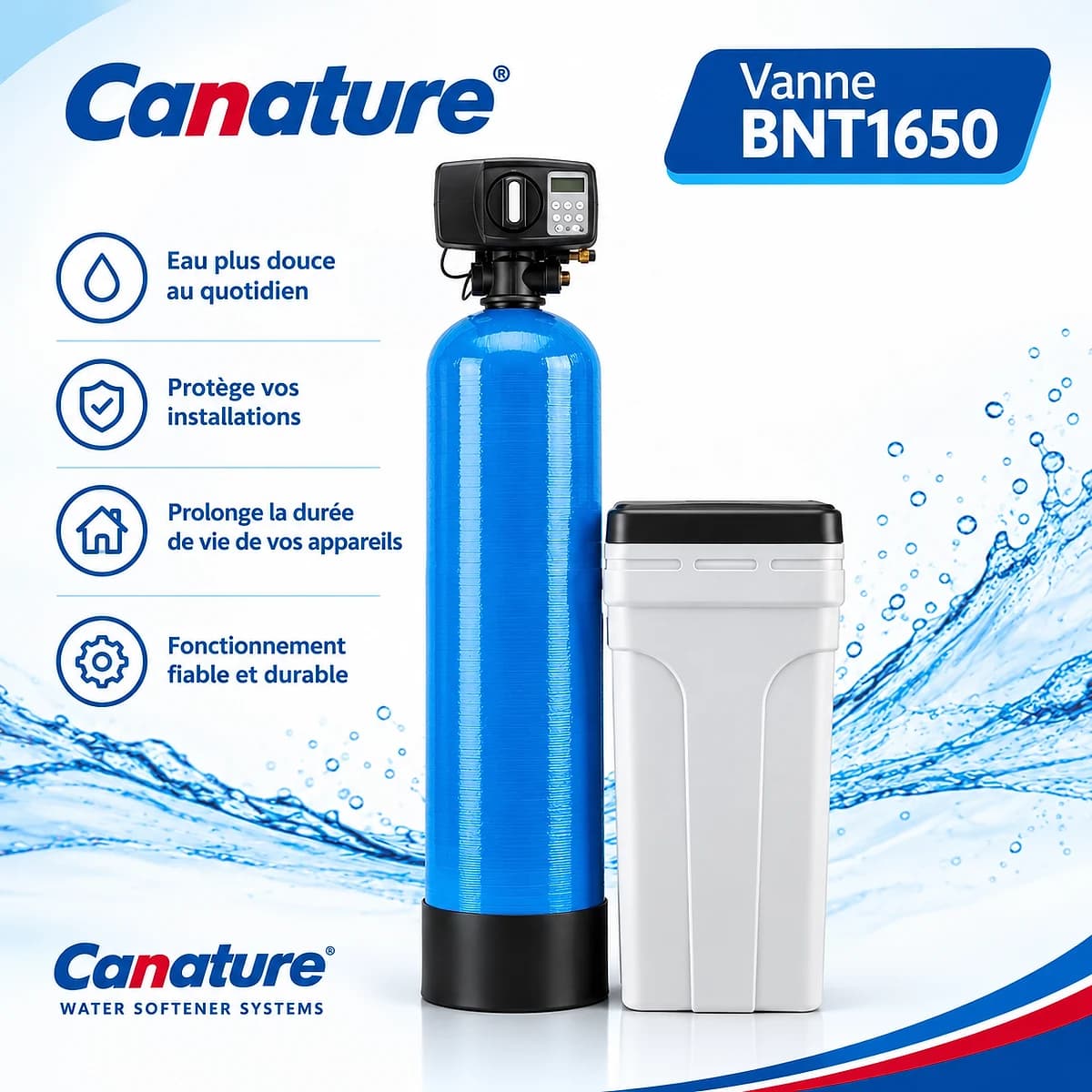 ADOUCISSEUR BI-BLOCS CANATURE 50L